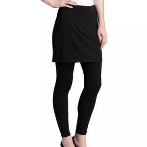 Eileen Fisher Black Skirted Leggings
